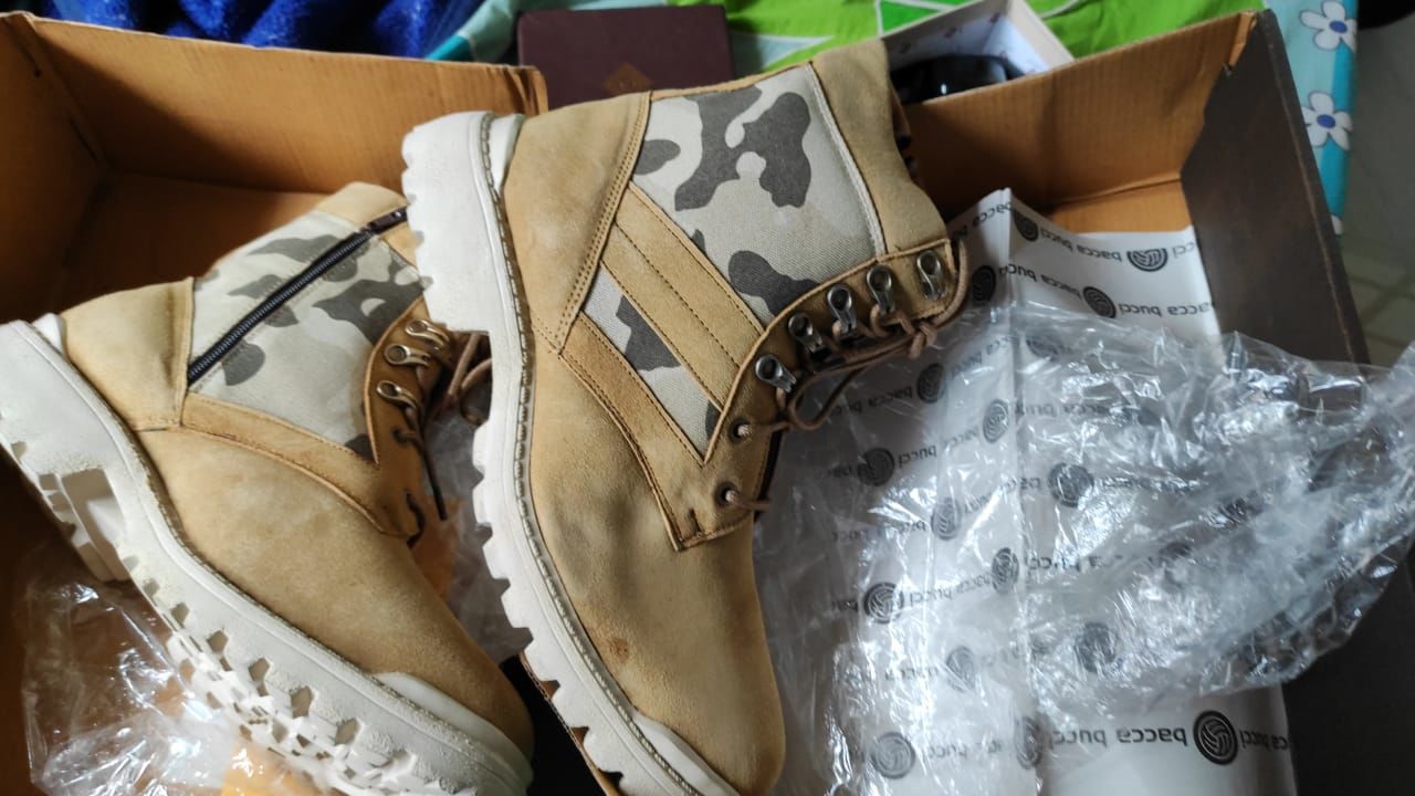 Customer photo review of Bacca Bucci Military Boots