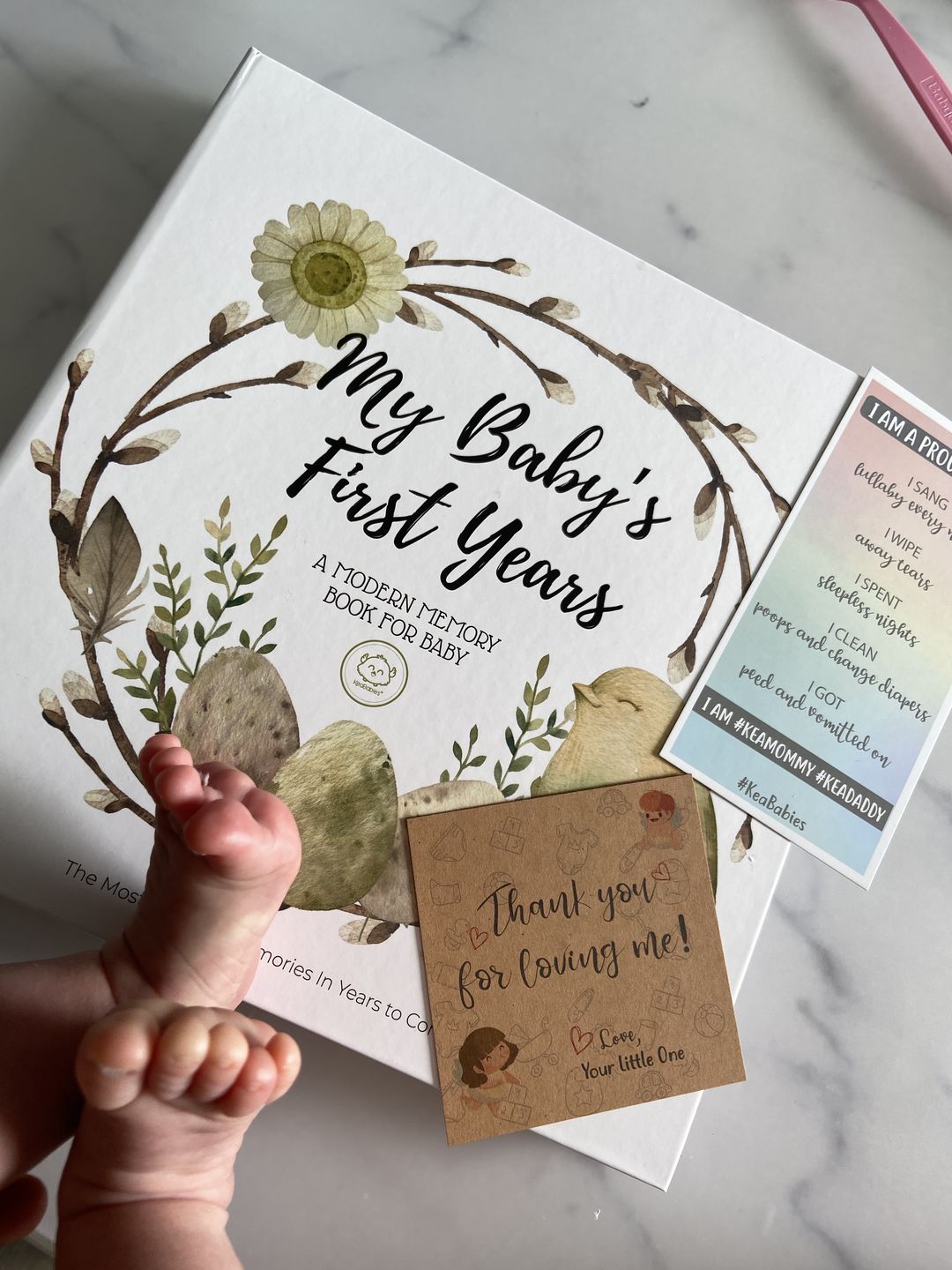 Customer photo review of Baby First Years Memory Book