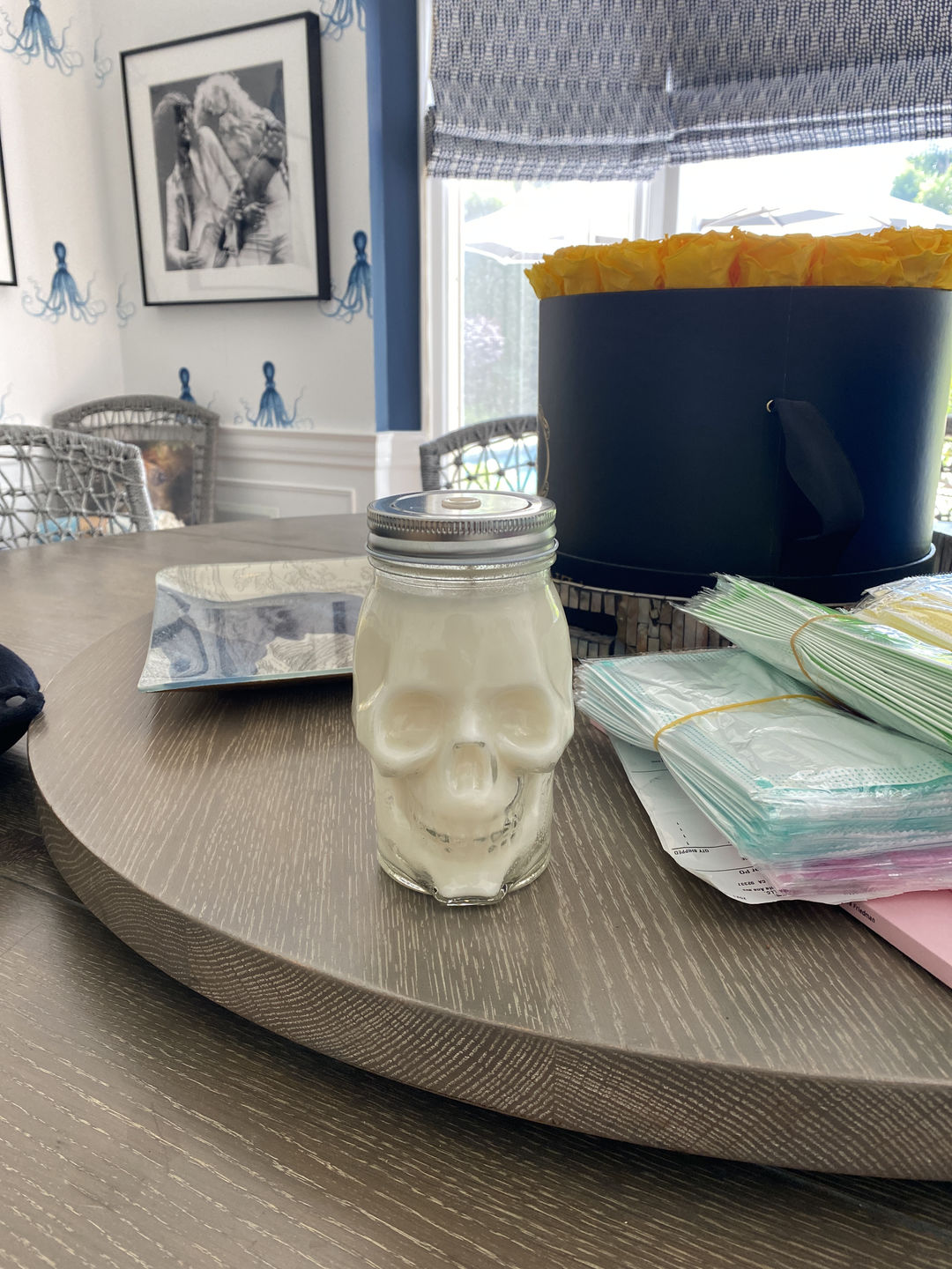 Customer photo review of Skull Jar Candle - Limited Stock