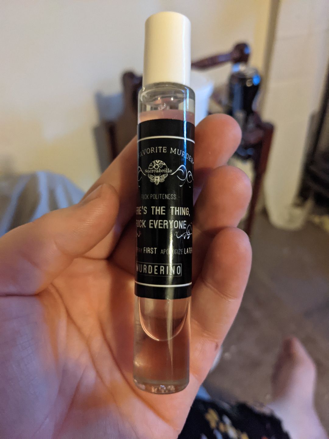 Customer photo review of Here's the Thing, Fuck Everyone