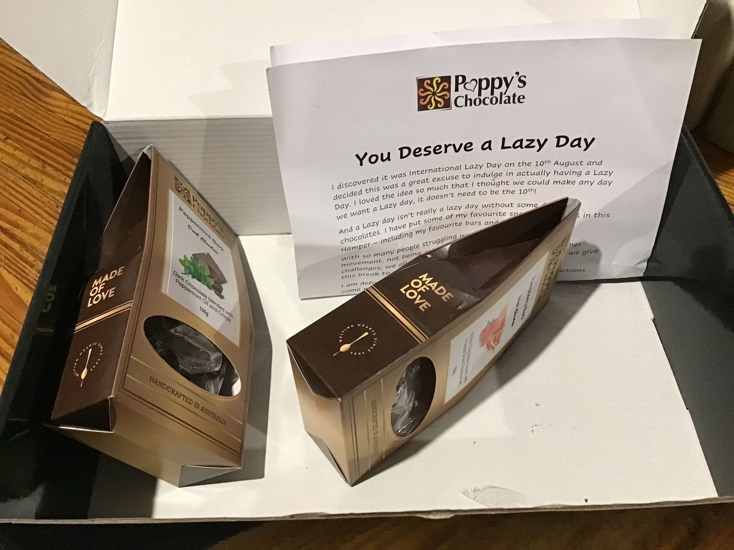 Customer photo review of Lazy Day Hamper