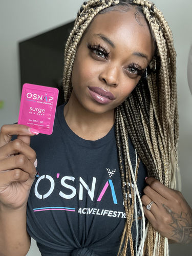 Customer photo review of Mia Pink Contact Lenses