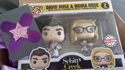 Customer photo review of Schitt's Creek - Moira & David Cooking Exclusive Pop! Vinyl 2pk