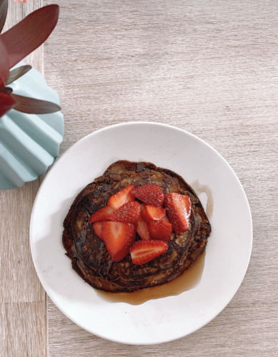 Customer photo review of Lactation Protein French Vanilla Pancakes Dry Mix Sample Pack - 180g