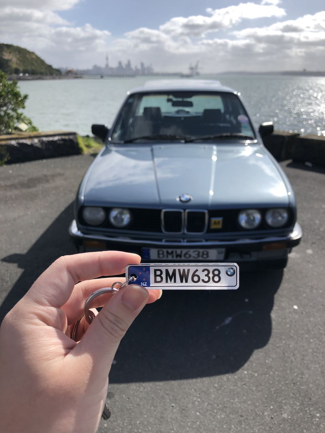 Customer photo review of Custom Design Keychain 🔑