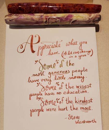 Customer photo review of A5 68gsm TOMOE RIVER PAPER NOTEPAD