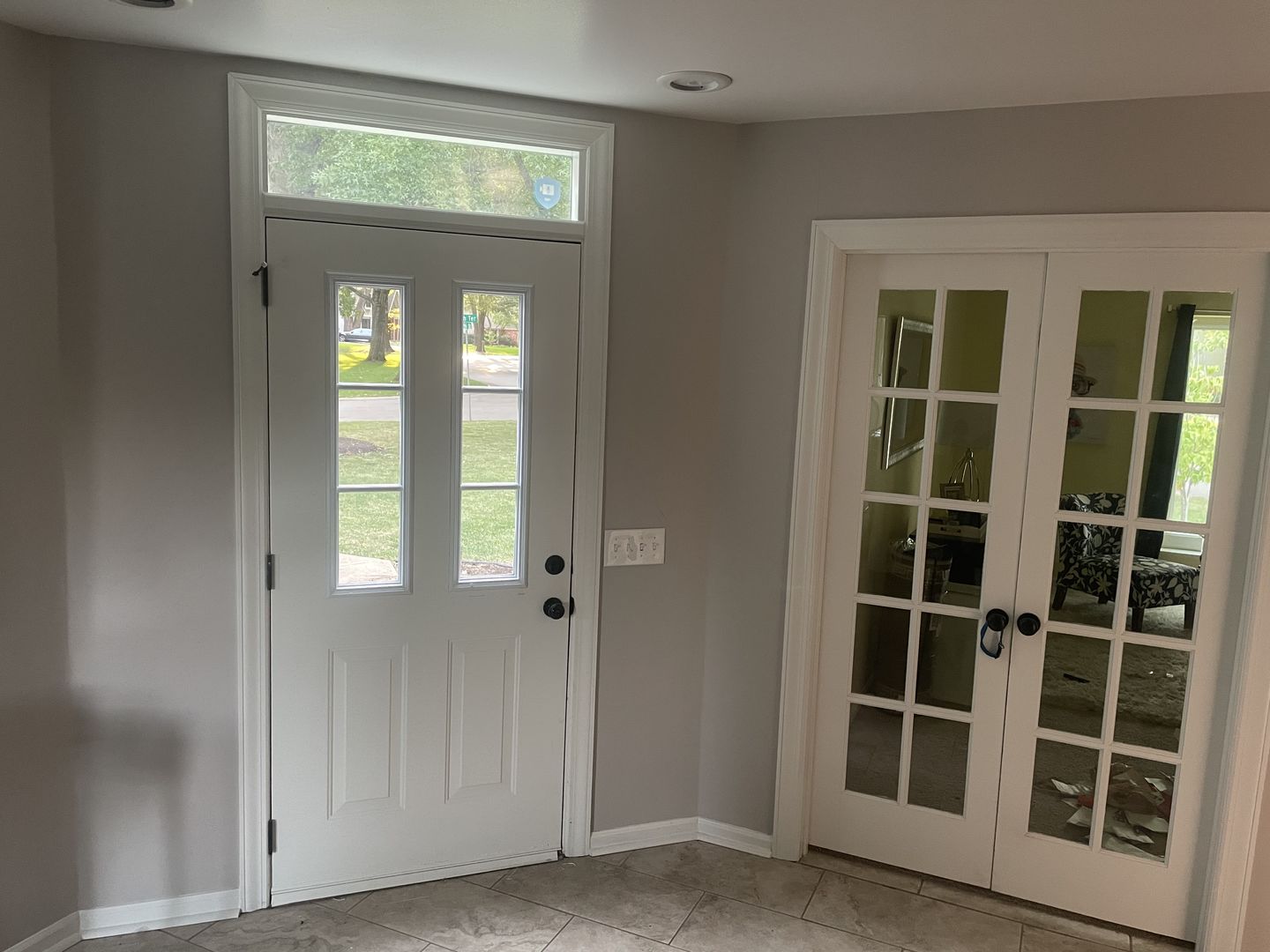 Customer photo review of Clear 3 Lite Glass and Frame Kit (Half Sidelite 8" x 36" Glass Size)