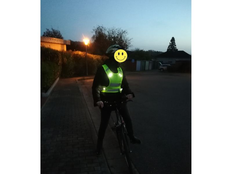Customer photo review of Sport Leuchtweste