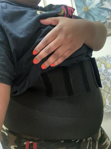 Customer photo review of Latex Compression Band