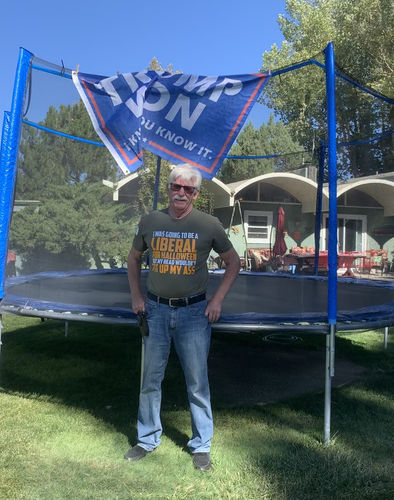 Customer photo review of I Was Going To Be A Liberal For Halloween Mens Apparel