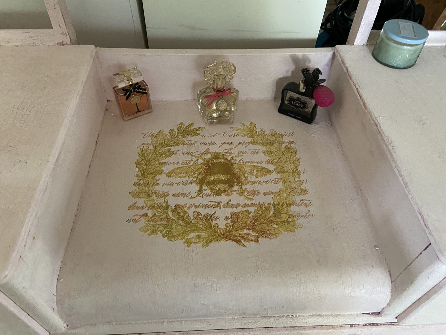 Customer photo review of Palmer Pink - One Step Paint