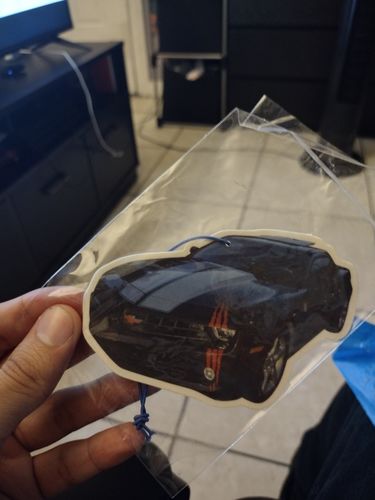 Customer photo review of Three Custom Air Fresheners