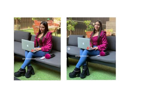 Customer photo review of BOTÍN NEGRO 15033