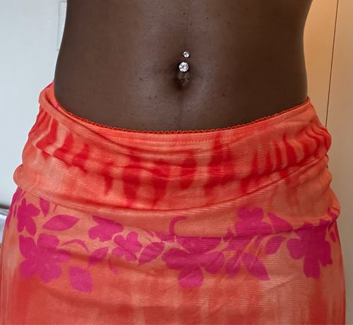 Customer photo review of Blanca High Waist Skirt