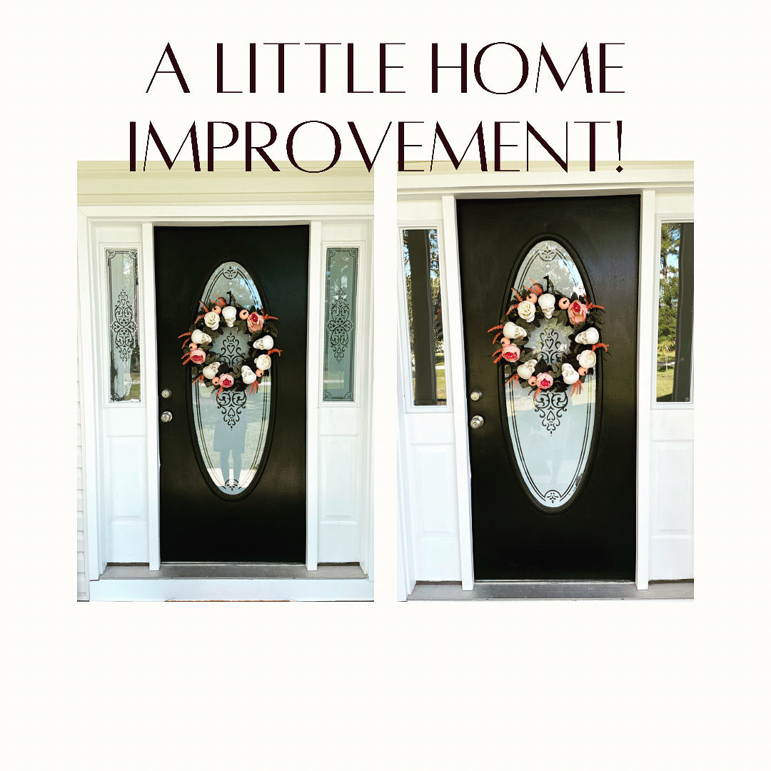 Customer photo review of Clear 1 Lite Glass and Frame Kit (Half Sidelite 8" x 36" Glass Size)