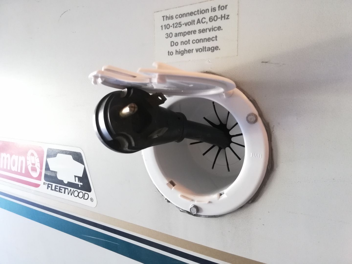 Customer photo review of Power Cord Hatch