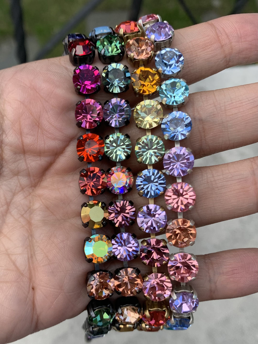 Customer photo review of Arista Bracelet in Cosmic Ombré