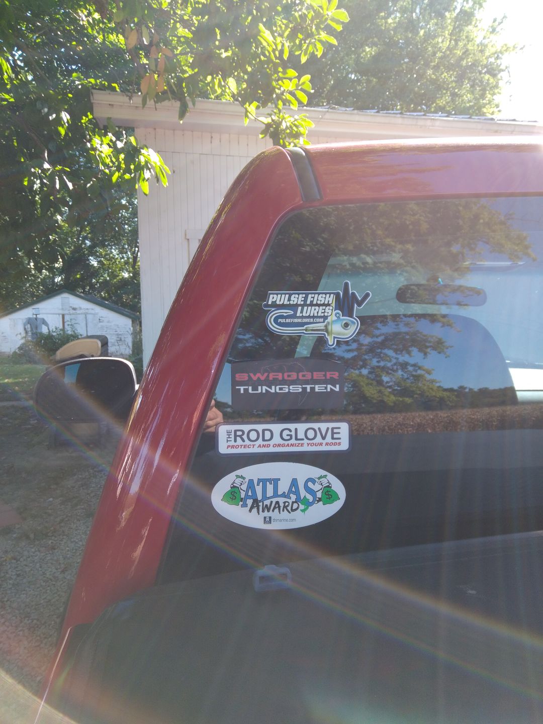 Customer photo review of Pulse Fish Lures Decal