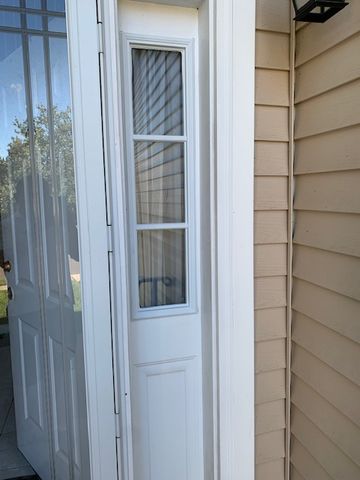 Customer photo review of Clear 3 Lite Glass and Frame Kit (Half Sidelite 8" x 36" Glass Size)
