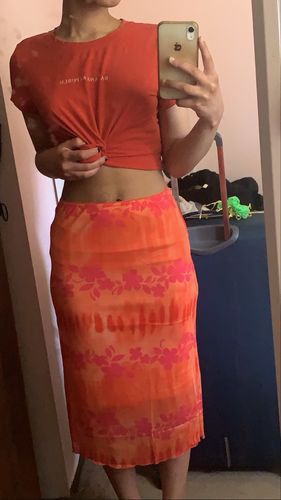 Customer photo review of Blanca High Waist Skirt