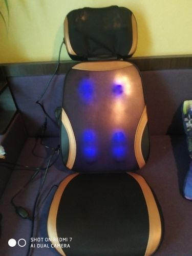 Customer photo review of 3 In 1 Detachable Premium Shiatsu Massage Seat Cushion With Heat
