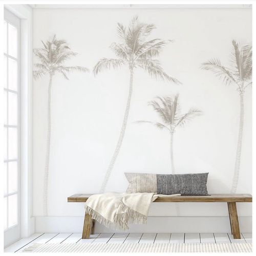 Customer photo review of Shady Palms - Faded Wallpaper Mural