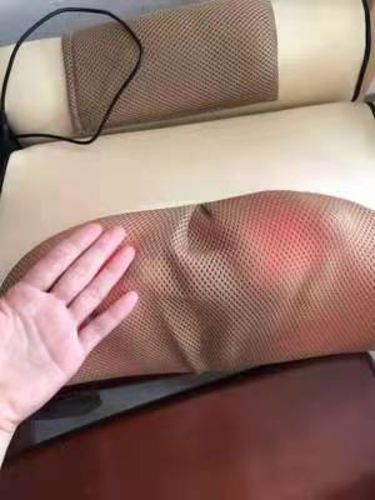 Customer photo review of 2-in-1 Detachable Multi Function Shiatsu Massage Pillow With Heat