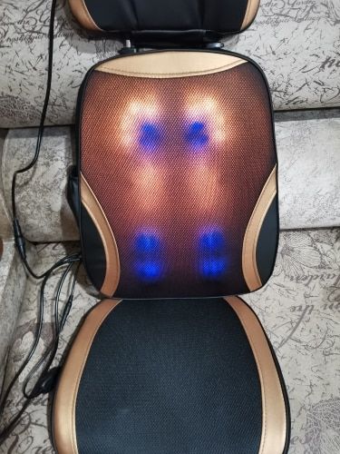 Customer photo review of 3 In 1 Detachable Premium Shiatsu Massage Seat Cushion With Heat