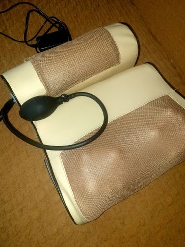 Customer photo review of 2-in-1 Detachable Multi Function Shiatsu Massage Pillow With Heat