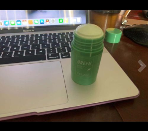 Customer photo review of Hot Sale--Poreless Deep Cleanse Green Tea Mask