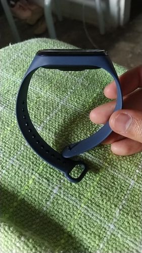Customer photo review of Kit Pulseira Silicone compatível Xiaomi Mi Band 6 + Película de Gel Silicone