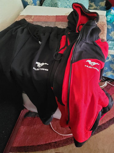 Customer photo review of Fashion Zipper Hoodies Sportswear Sets