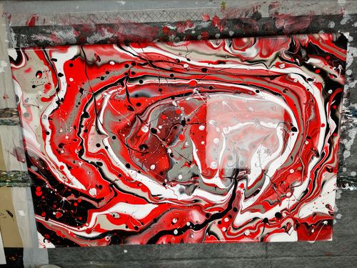 Customer photo review of Workshop: Acrylic Pouring / Einstieg ins Acrylgießen