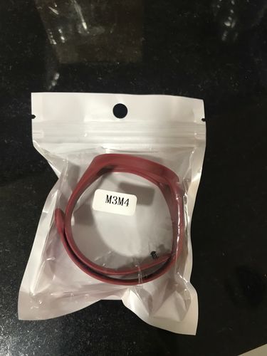Customer photo review of Kit Pulseira Silicone compatível Xiaomi Mi Band 6 + Película de Gel Silicone