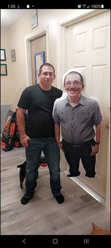 Customer photo review of Create A Custom Lifesize Pillow