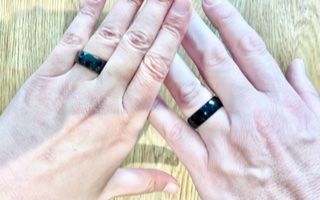 Customer photo review of Black 8mm Wonder Ring