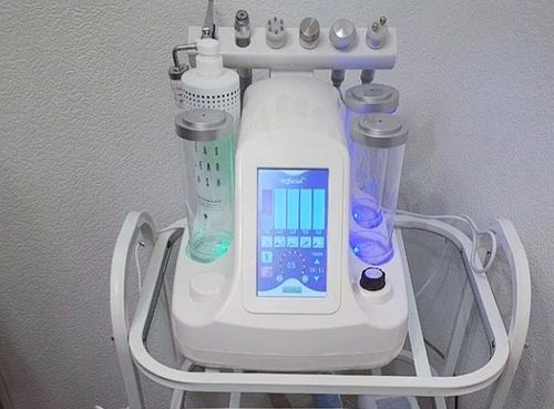 Customer photo review of 7 in 1 Hydrafacial Machine for Skin Rejuvenation