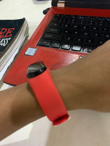 Customer photo review of Kit Pulseira Silicone compatível Xiaomi Mi Band 6 + Película de Gel Silicone
