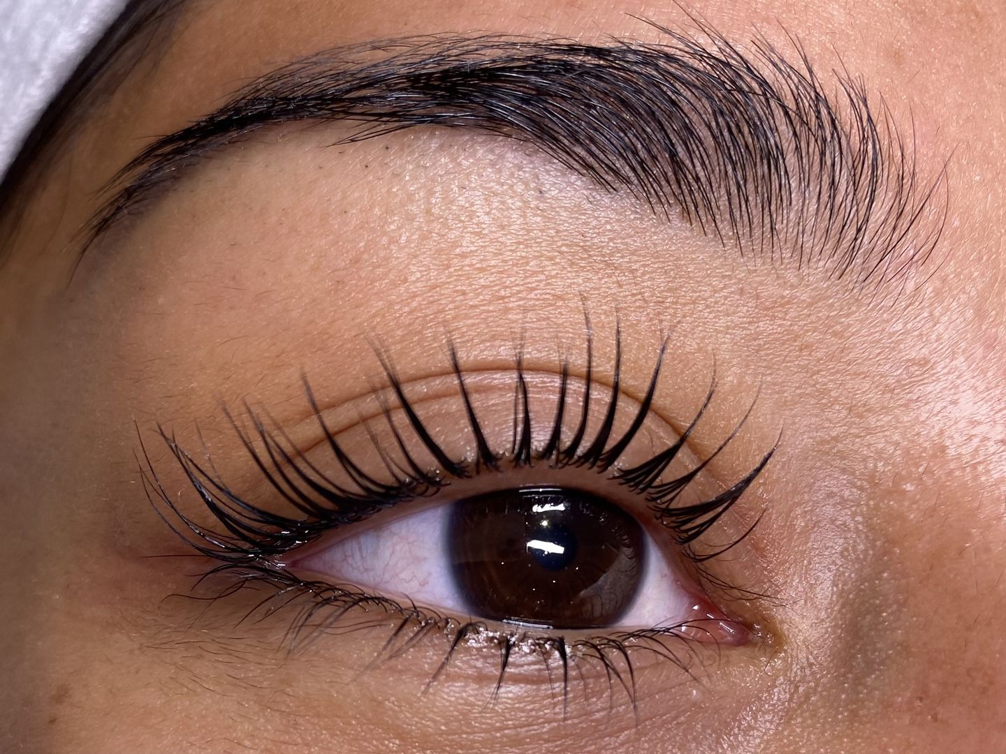 Customer photo review of Slow-Drying Lash Glue