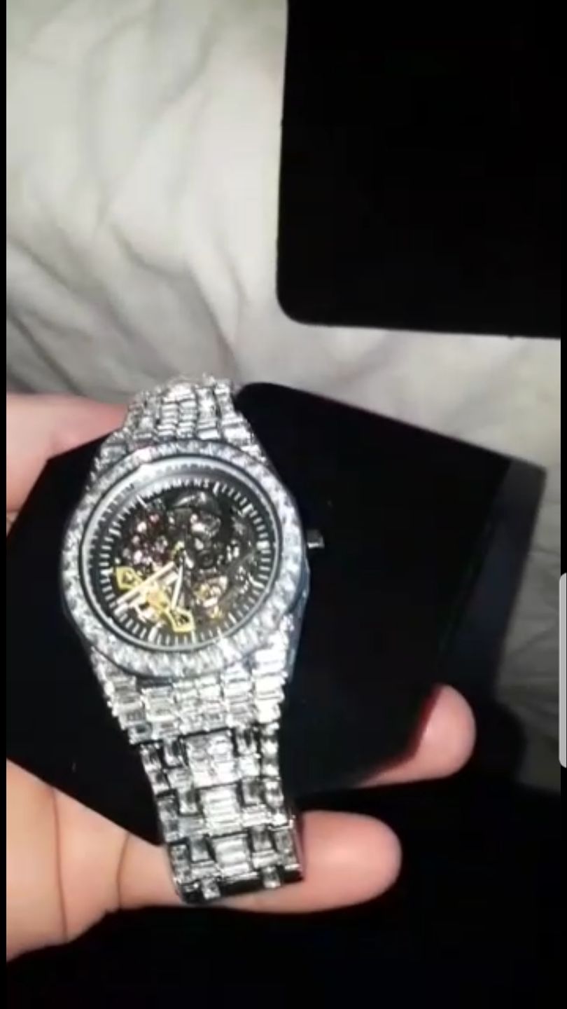 Customer photo review of Adamans Baguette Watch - Silver
