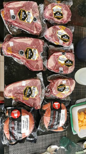 Reseña con foto de un cliente sobre Queso Asadero
