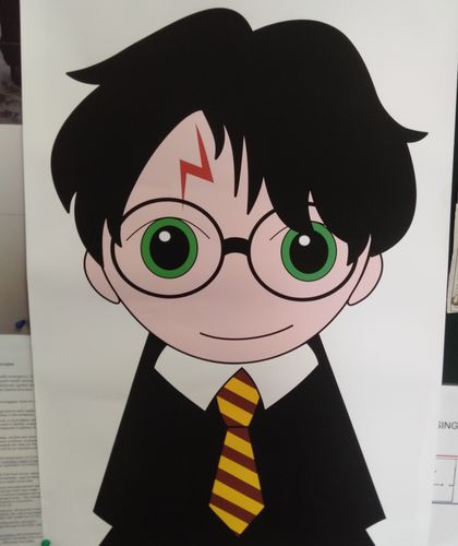Customer photo review of Free Pin the Scar on Harry Potter Game