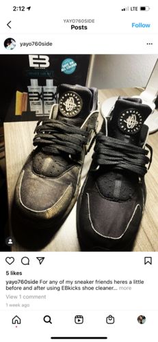 Customer photo review of SNEAKER CARE KIT