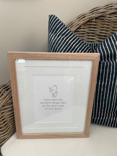 Customer photo review of The Smallest Things | Winnie the Pooh Quote