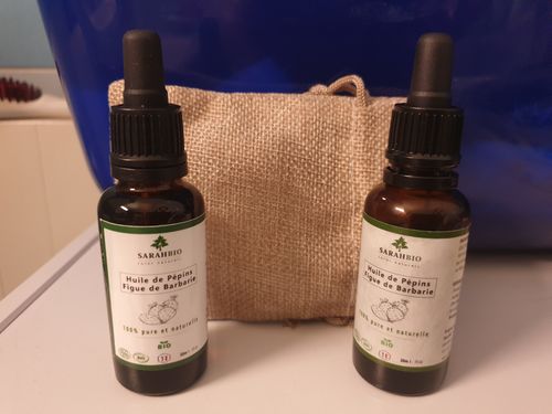 Customer photo review of Sarahbio - huile de pépins de figue de barbarie - 30 mL