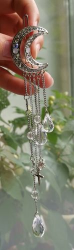 Customer photo review of Épingles à cheveux "Gouttes d'eau en cristal de lune"