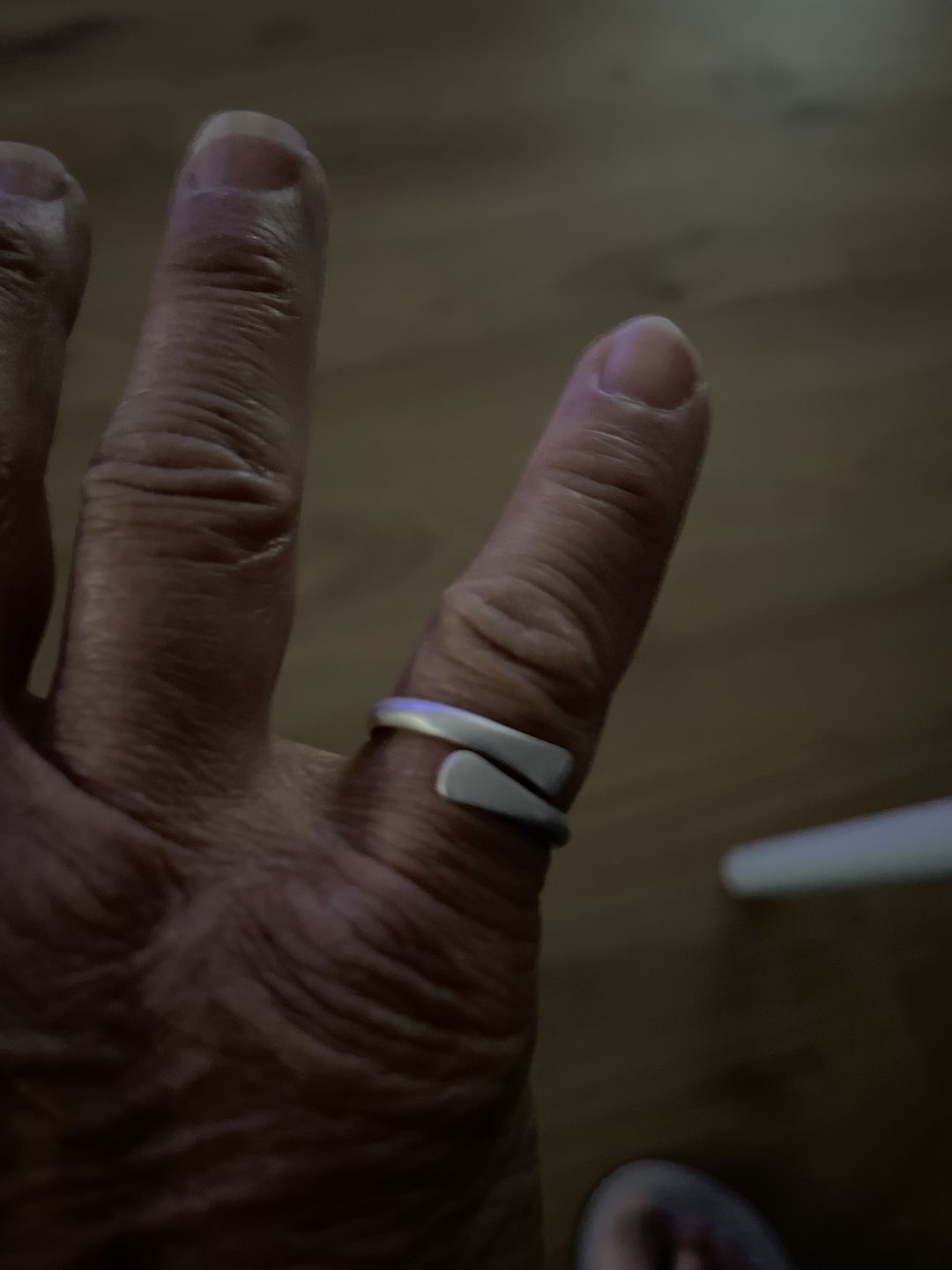 Customer photo review of Silver Wrap Around Ring