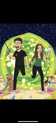 Customer photo review of 'Rick and Morty' Custom Portrait