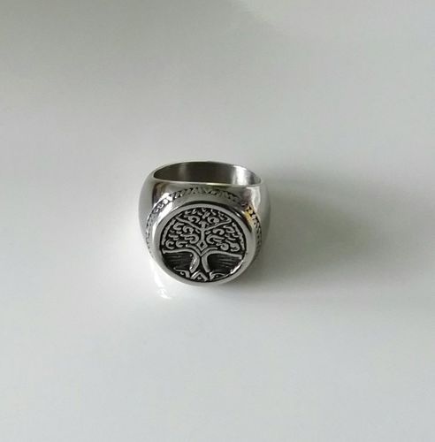 Customer photo review of Chevalière Arbre de vie