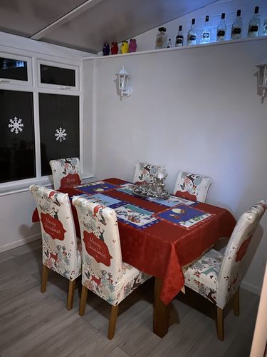 Customer photo review of Cabrexa© Christmas Chair Covers